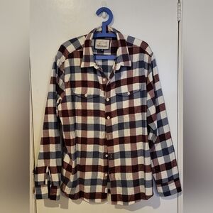 American Eagle Multicolor Plaid Shirt